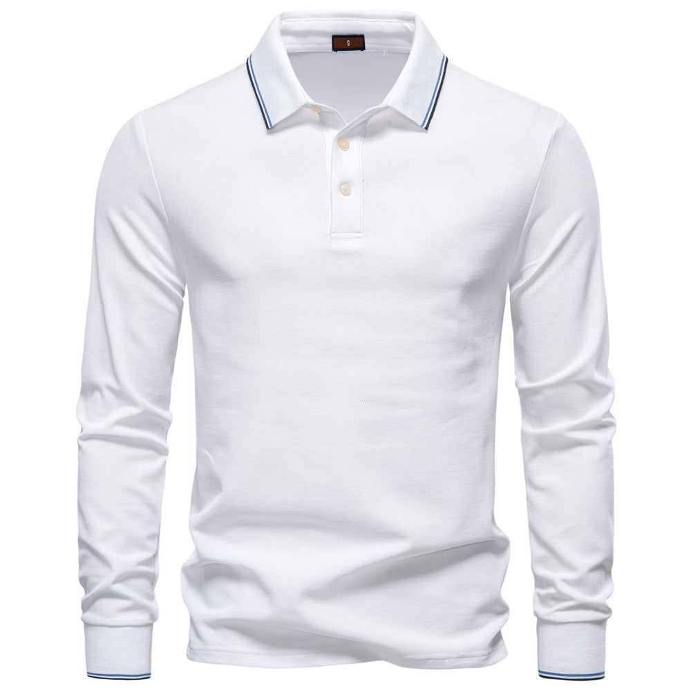 Herren Langarm Poloshirt EB