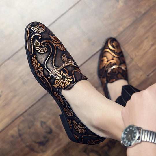 Damen Elegante Mokassins mit kunstvollem Design und hochwertiger Verarbeitung EB