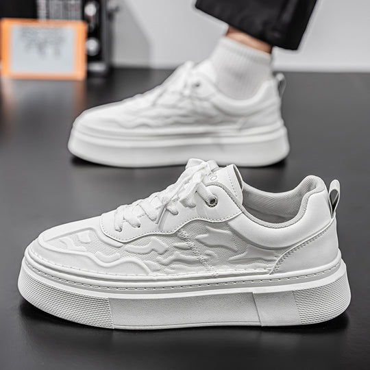 Damen Sportliche Sneakers mit erhöhtem Sohlenprofil und trendy Design EB