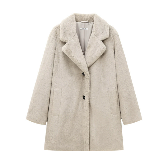 EB | Damen Winter Teddy Mantel Warme