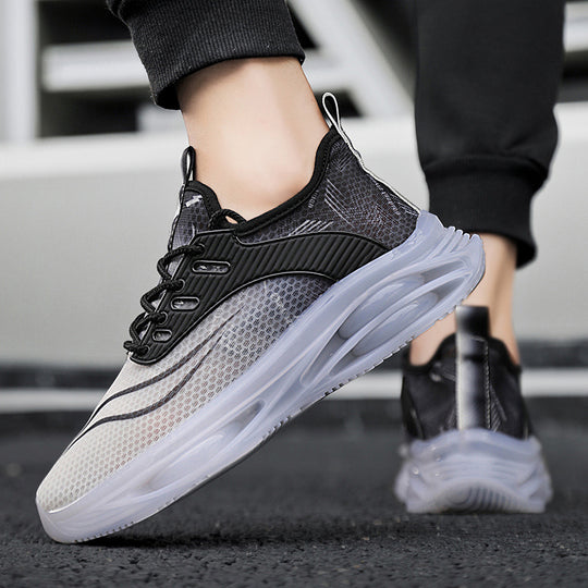 Damen Sportliche Leichtgewicht Sneakers mit atmungsaktivem Obermaterial EB