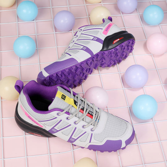 Damen Sportliche Trail-Schuhe mit rutschfester Sohle und atmungsaktivem Obermaterial EB