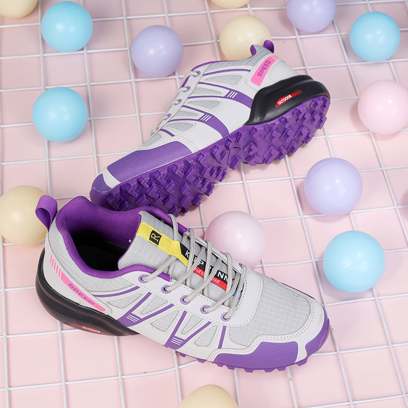 Damen Multifunktionale Outdoor-Sneaker mit stoßdämpfender Sohle und rutschfester Laufsohle EB
