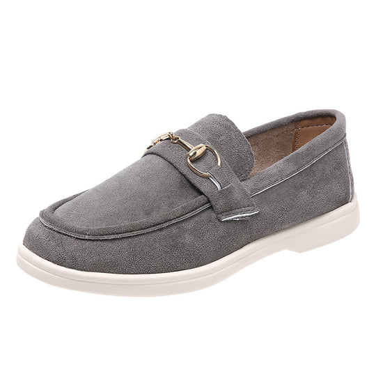 Damen Mokassins mit elegantem Ketten-Detail EB