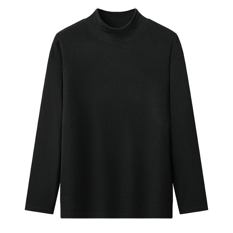 Damen Stehkragen Langarmshirt aus hochwertigem Material EB