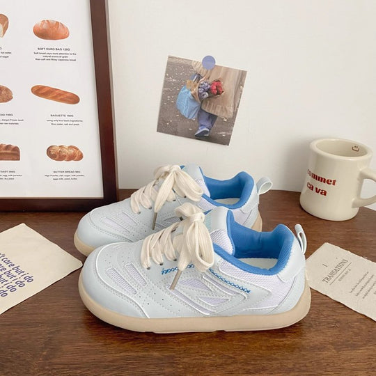 Damen Sportliche Sneakers mit atmungsaktiven Mesh-Einsätzen und bequemer Dämpfung EB