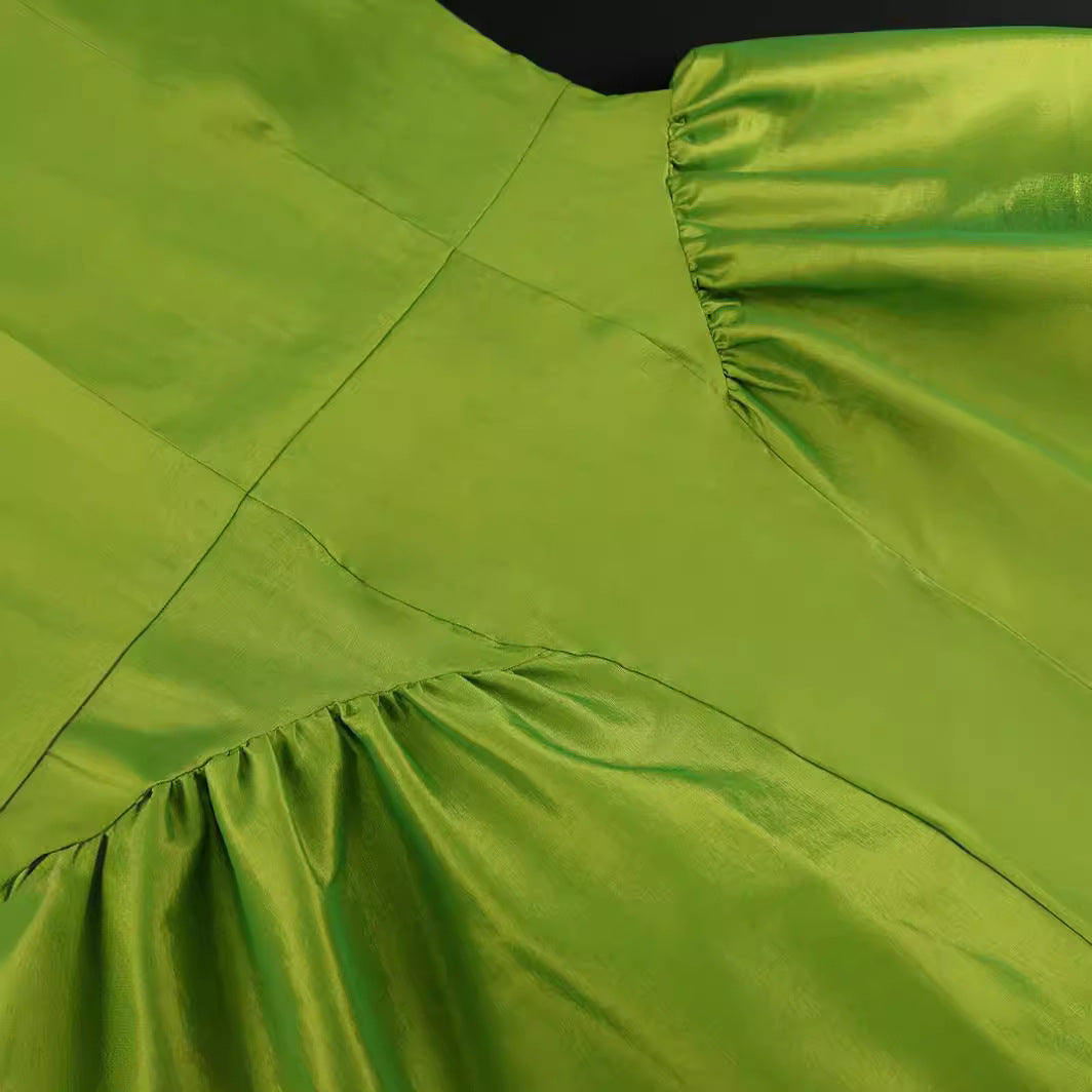 Damen Elegantes A-Linien Maxikleid mit großzügigem Rock EB