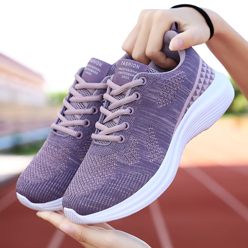 Damen Modische und atmungsaktive Laufschuhe mit flexiblem Obermaterial EB