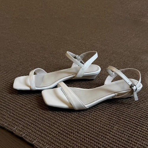 Damen elegante Sandalen mit modischem Riemchendesign und weichem Fußbett EB