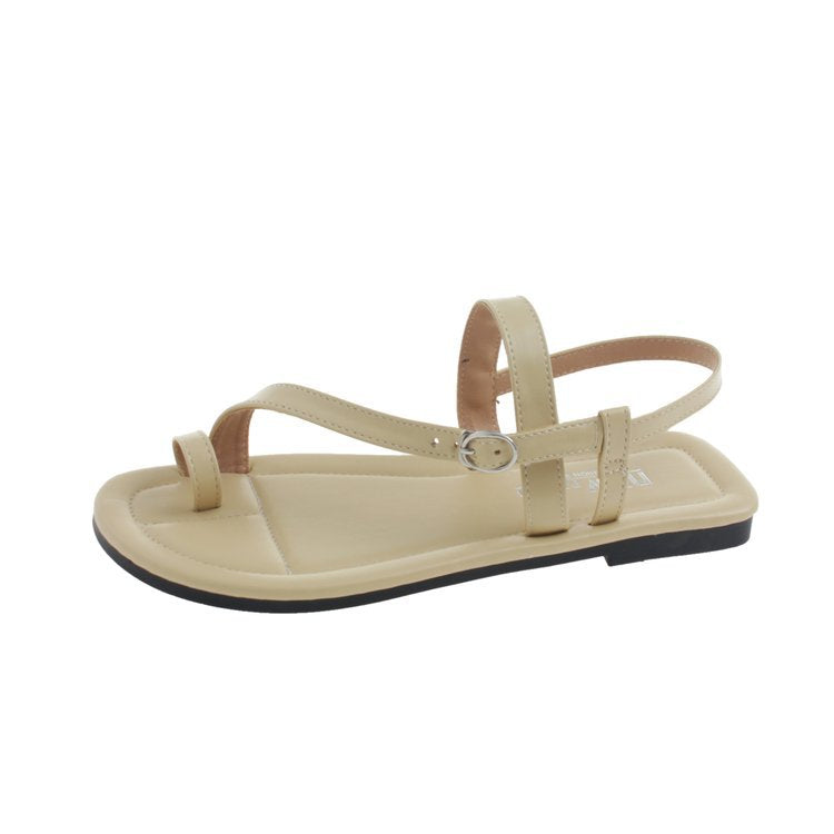 Damen Riemensandalen mit elegantem Schnallenverschluss EB