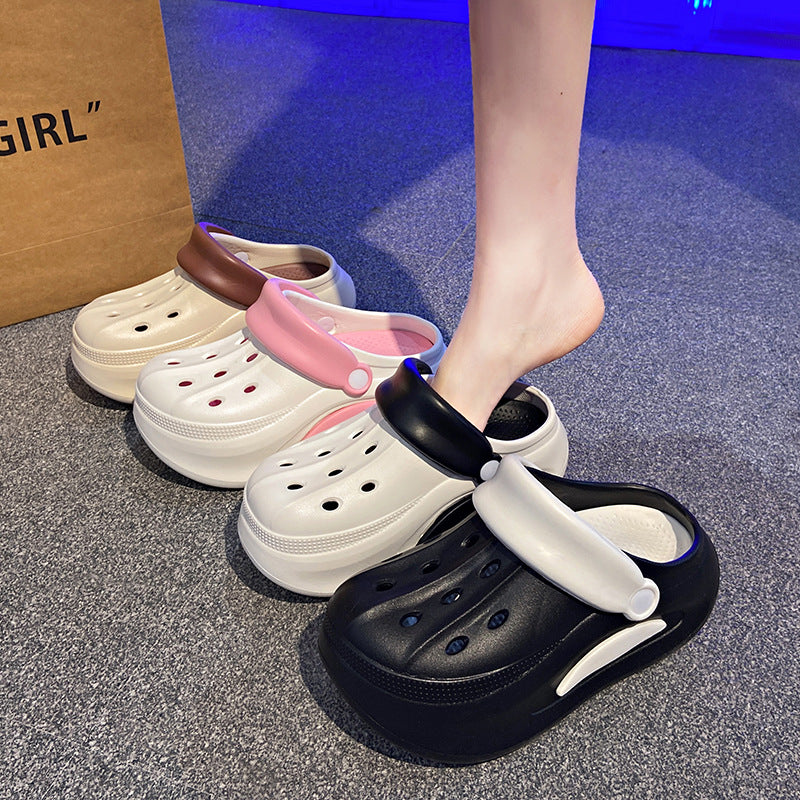 Damen Bequeme und luftige Freizeitclogs mit ergonomischem Design EB