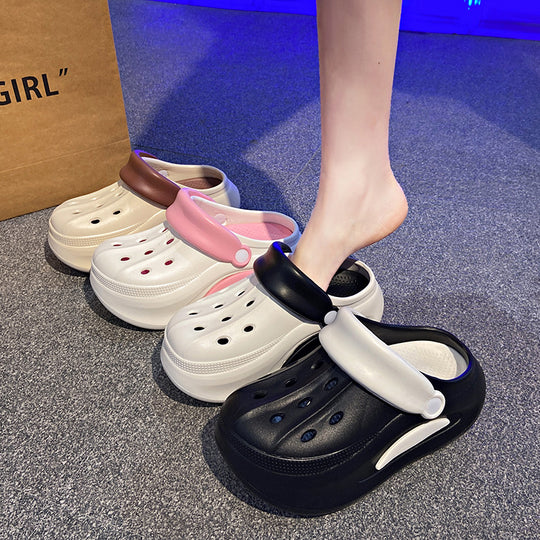 Damen Bequeme und luftige Freizeitclogs mit ergonomischem Design EB