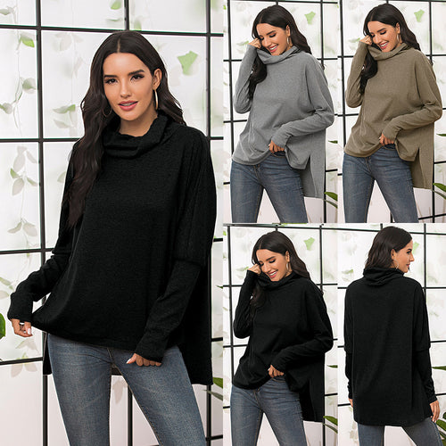 Damen lässiges Longsleeve mit Kapuze EB