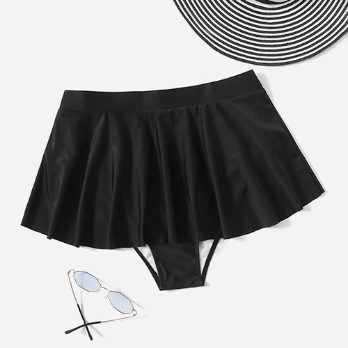 Damen Baderock mit integrierter Bikinihose EB