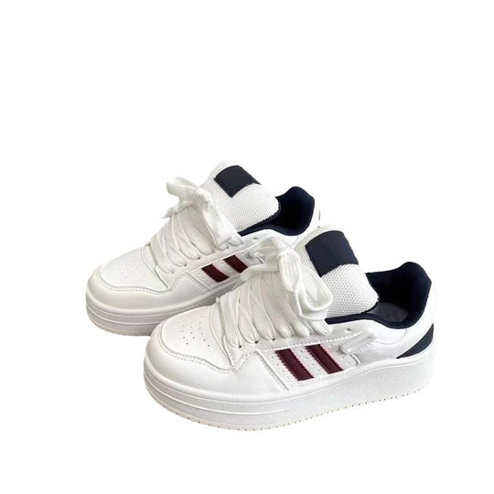 Damen Sportliche Komfort-Sneaker mit Plateau-Sohle und atmungsaktivem Obermaterial EB