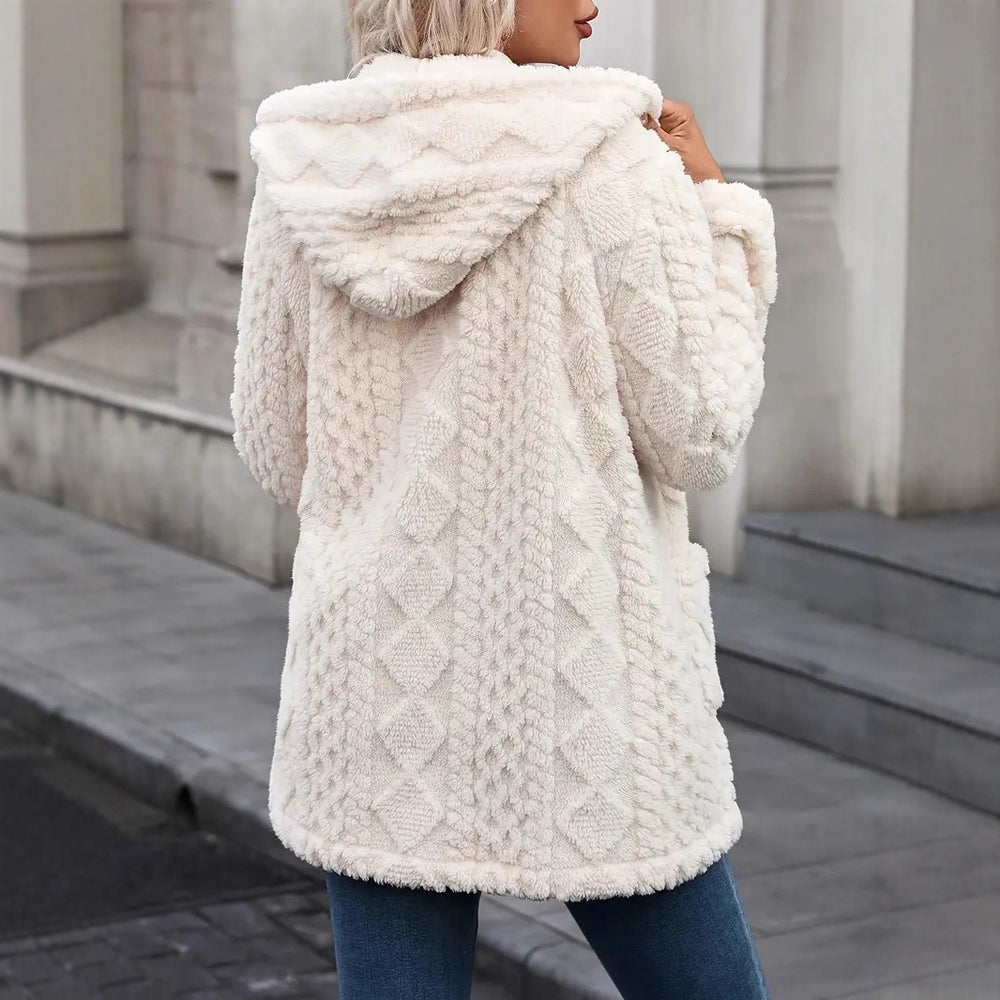 Damen Flauschige Kuscheljacke EB