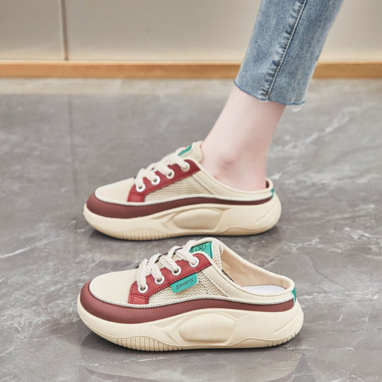 Damen Sportliche Sneakers mit atmungsaktiver Mesh-Oberfläche und komfortablem Dämpfungssystem EB
