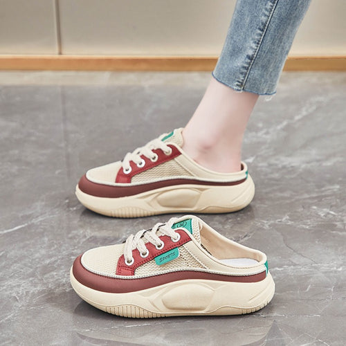 Damen Sportliche Sneakers mit atmungsaktiver Mesh-Oberfläche und komfortablem Dämpfungssystem EB