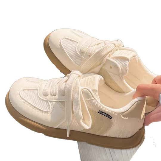 Damen Sportliche Freizeitschuhe mit atmungsaktiven Mesh-Einsätzen EB