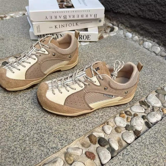 Damen modische Freizeitschuhe mit atmungsaktiver Mesh-Oberfläche und rutschfester Sohle EB