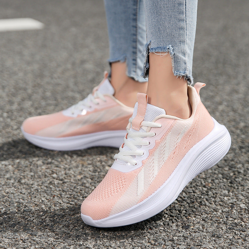 Damen Sportliche Freizeitsneaker mit atmungsaktivem Obermaterial EB