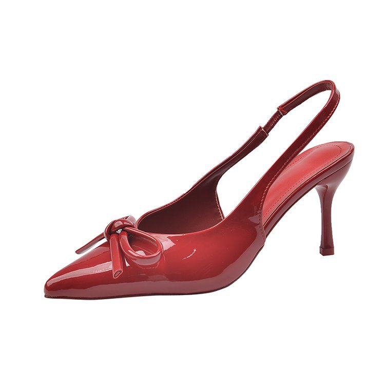 Damen Slingback Pumps mit elegantem Schleifenakzent EB