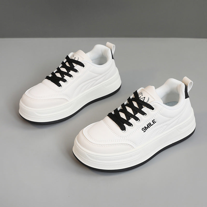 Damen modische Sneakers mit gepolsterter Sohle und atmungsaktiver Obermaterialstruktur EB