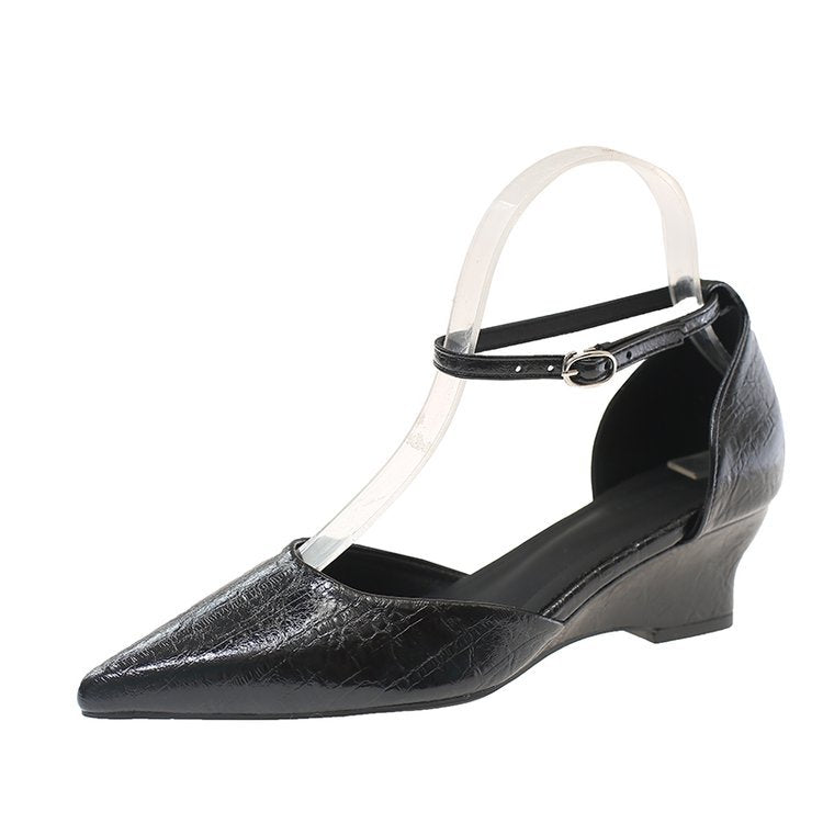 Damen elegante Slingback-Pumps mit transparentem Riemendesign und schickem Blockabsatz EB