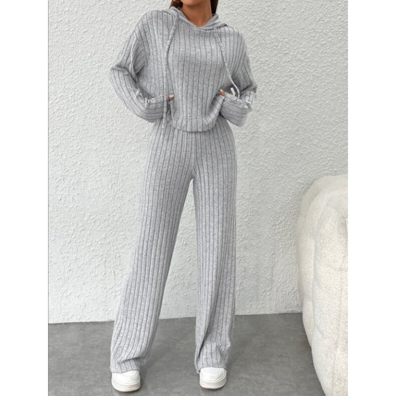 Damen lässiger Strickanzug EB