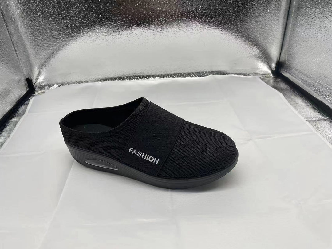 Damen Komfortable Clogs mit atmungsaktivem Netzdesign und gepolstertem Fußbett EB
