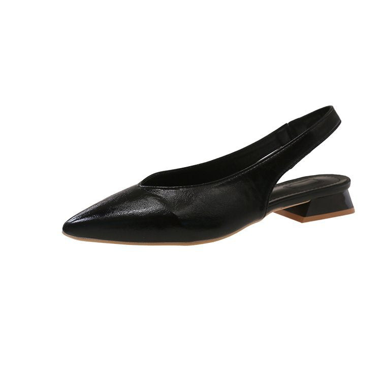 Damen Slingback-Pumps mit elegantem spitzen Design und modischem Blockabsatz EB