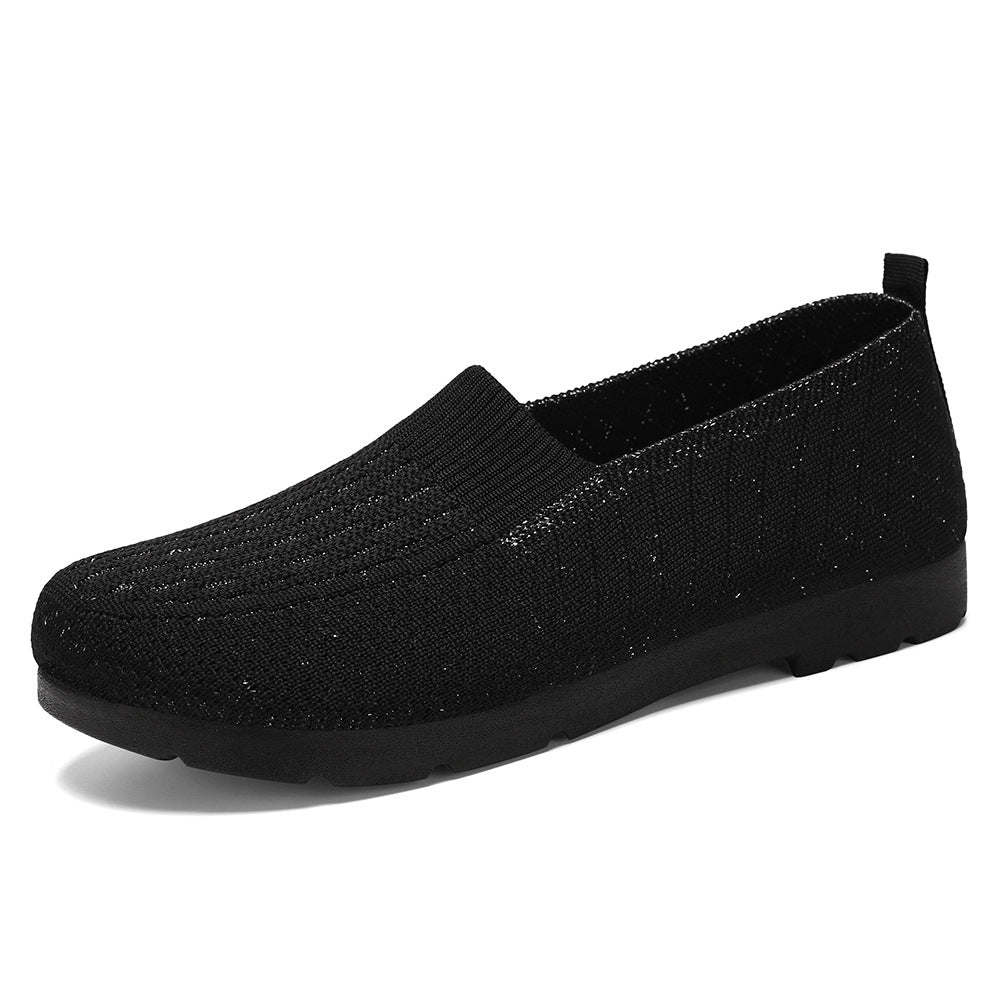 Damen Elastische Slip-On Freizeitschuhe EB