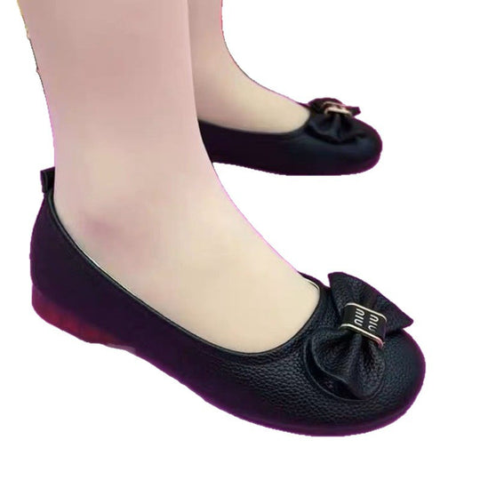 Damen Ballerinas mit eleganter Schleifenverzierung und komfortablem Fußbett EB