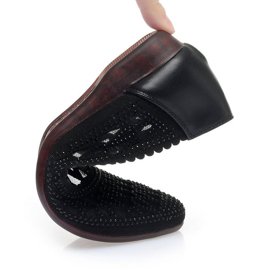 Damen Elegante Ballerinas mit modischem Cut-Out-Design und funkelnden Strassdetails EB