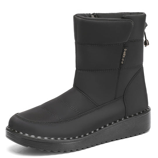 Damen Wärmende Winterstiefel mit rutschfester Sohle und praktischem Reißverschluss EB