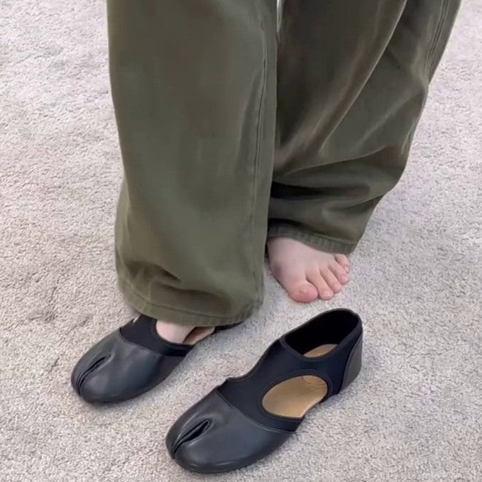 Damen Clogs mit innovativem Zehen-Design und atmungsaktiver Materialkombination EB