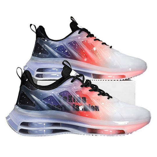 Damen Sportliche Sneakers mit transparentem Obermaterial und LED-Beleuchtung EB