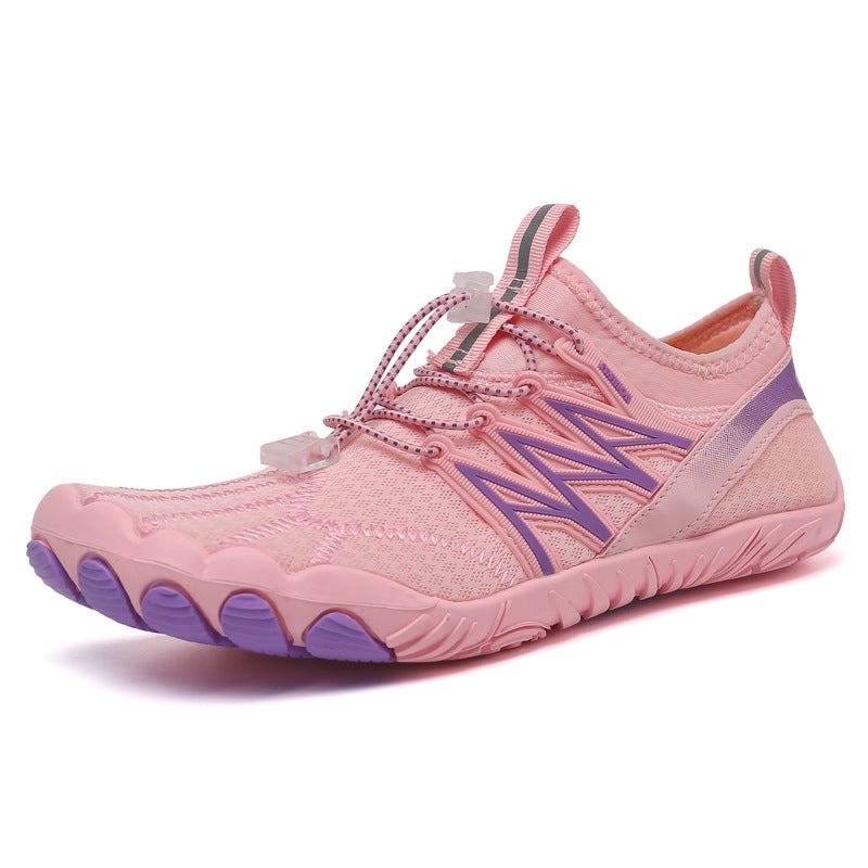 Damen Barfuß-Sportschuhe mit rutschfester Sohle und elastischem Schnellschnürsystem EB