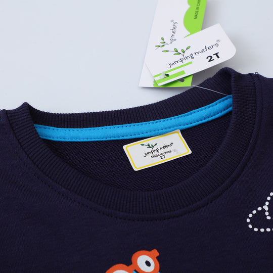 Jungen Sweatshirt mit lustigem Dinosaurier- und Weltraumdesign EB