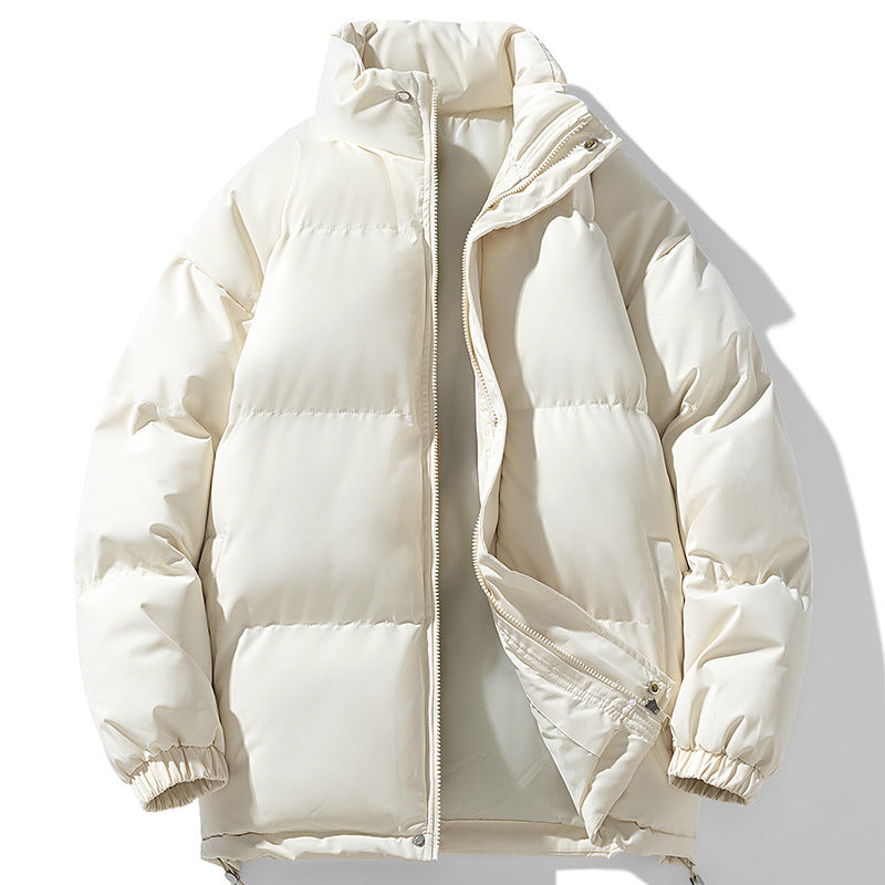 Herren gesteppte Kapuzen-Isolationsjacke mit Thermowattierung und Kordelzug EB