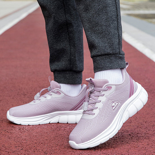 Damen Sportliche Sneakers mit atmungsaktivem Mesh und rutschfester Sohle EB