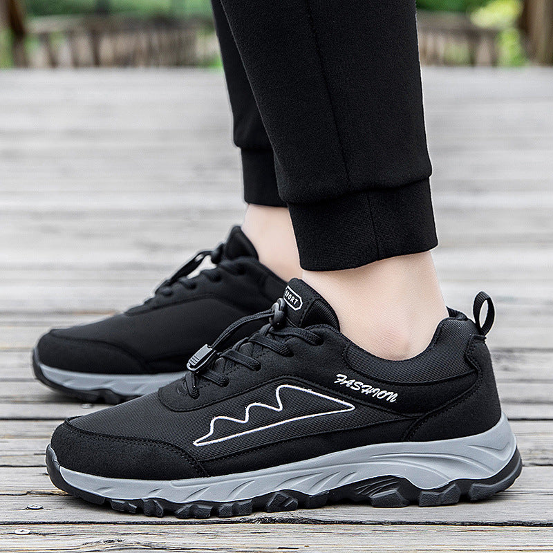 Damen Sportliche Freizeitschuhe mit rutschfestem Profil und elastischem Schnellverschluss EB