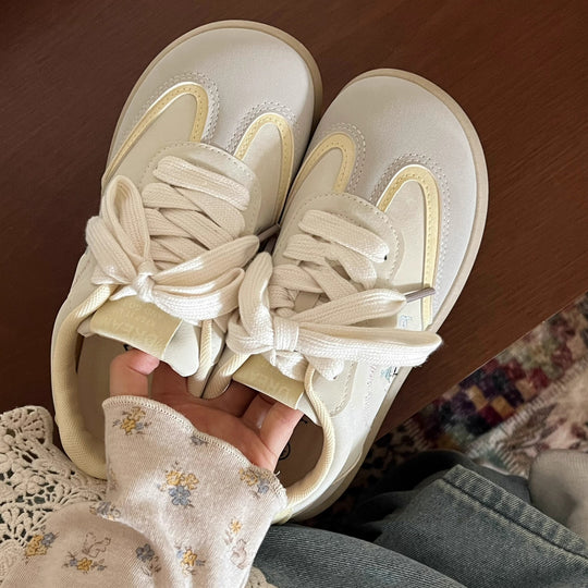 Damen Modische Sneakers mit verspieltem Motiv und atmungsaktivem Mesh-Obermaterial EB