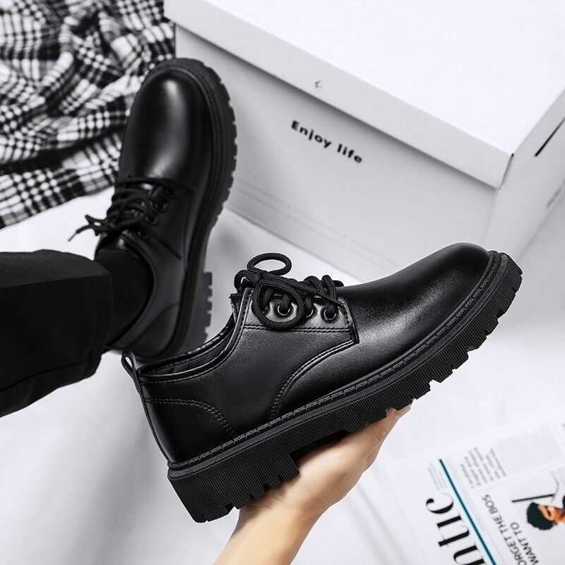 Herren Schnürschuhe mit rutschfester und bequemer Sohle EB
