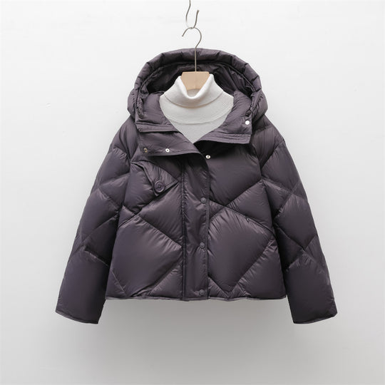 Damen Steppjacke mit abnehmbarer Kapuze EB
