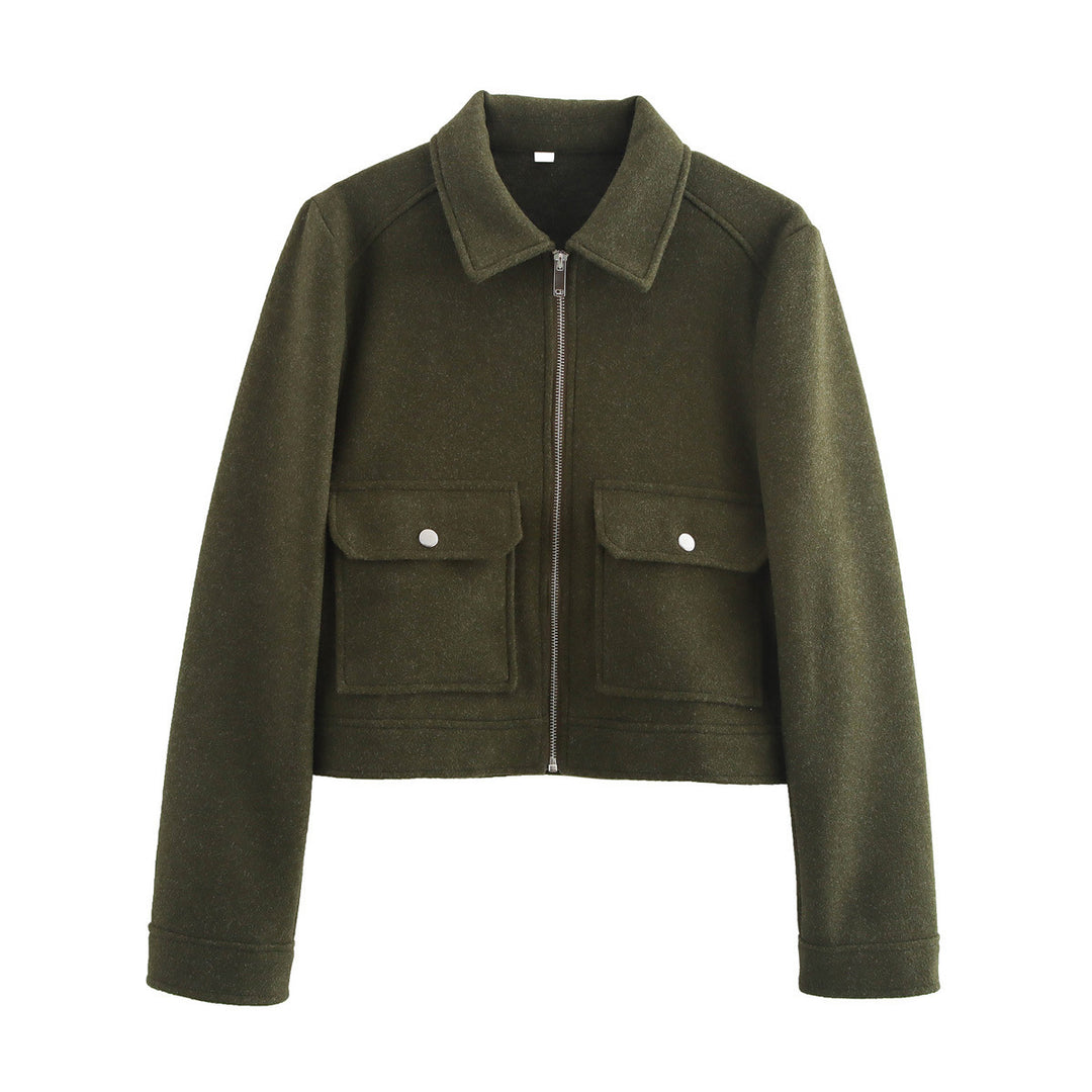 Damen cropped Utility-Jacke EB