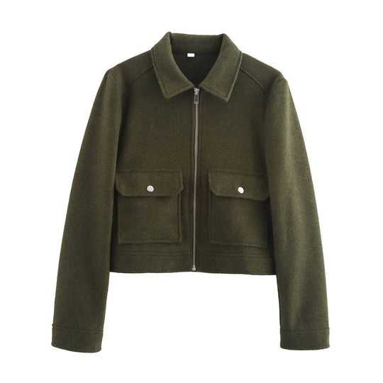 Damen cropped Utility-Jacke EB