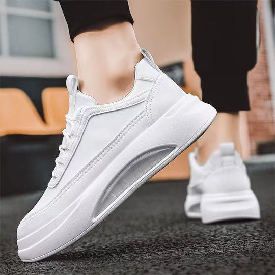 Damen Sportliche Sneakers mit erhöhtem Absatz und atmungsaktiver Oberflächenstruktur EB