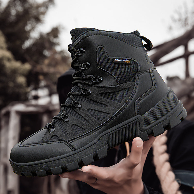 Herren Multifunktionale Trekkingstiefel mit hohem Knöchelschutz und robustem Design EB