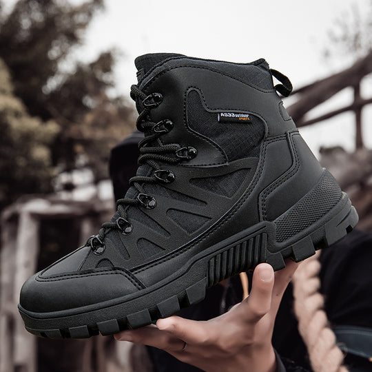 Herren Multifunktionale Trekkingstiefel mit hohem Knöchelschutz und robustem Design EB